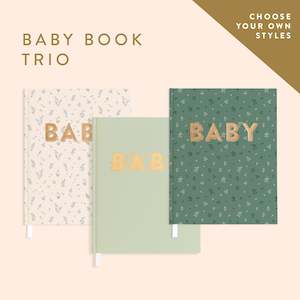 Baby Book Trio Bundle (Large)