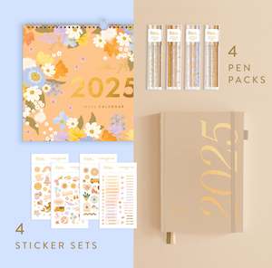 2025 Ultimate Calendar + Planner Bundle - Taupe