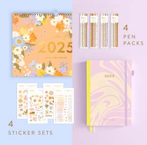 2025 Ultimate Calendar + Planner Bundle - Acid Wash