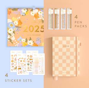 2025 Ultimate Calendar + Planner Bundle - Salmon Check