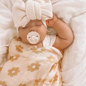 Daisy Chain Organic Muslin Wrap Swaddle - SECONDS