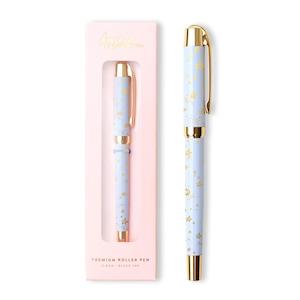 Soft furnishing wholesaling: Blue Stardust Roller Pen