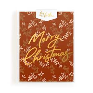 Christmas Raspberry Vines Greeting Card Boxed Set