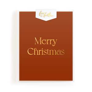 Soft furnishing wholesaling: Merry Christmas Crimson Greeting Card Boxed Set