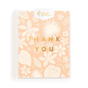 Soft furnishing wholesaling: Thank You Zanzibar Greeting Card Boxed Set