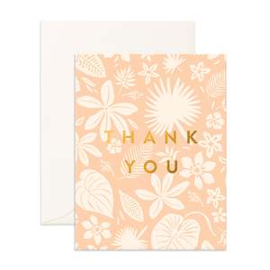 Thank You Zanzibar Greeting Card