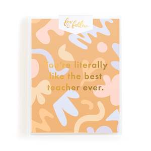 Literally Best Teacher Greeting Card Boxed Set