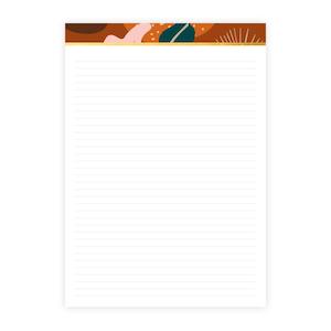 Soft furnishing wholesaling: Muse Rust Notepad - SECONDS