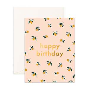 Birthday Lemons Greeting Card