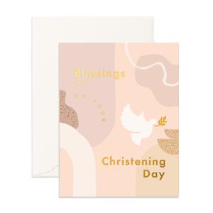 Christening Still Life Greeting Card -  PRE-ORDER (ARRIVING NOVEMBER)