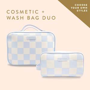 Cosmetic + Wash Bag Duo Bundle