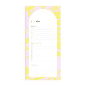 Soft furnishing wholesaling: Acid Wash DL To Do List Magnet Notepad