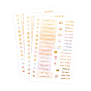 Planner Sticker Set