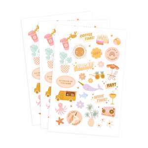 Soft furnishing wholesaling: Vacay Sticker Set