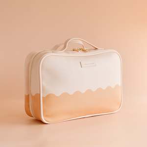 Caramel Ripple Cosmetic Bag - SECONDS