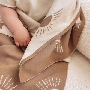 Suns Coffee Reversible Blanket - SECONDS