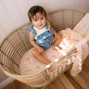 Mermaids Organic Muslin Wrap Swaddle - SECONDS