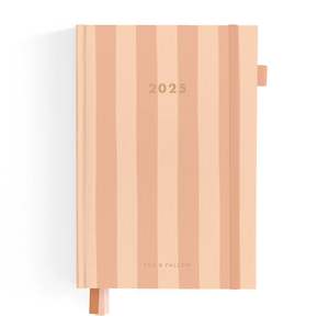 2025 A5 Vertical Planner - Corsica Stripe - SECONDS