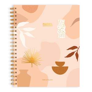 Soft furnishing wholesaling: Composition Large Spiral Notebook - SECONDS