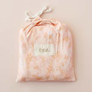 Wild Peony Organic Fitted Cot Sheet - PREORDER (LATE FEB)