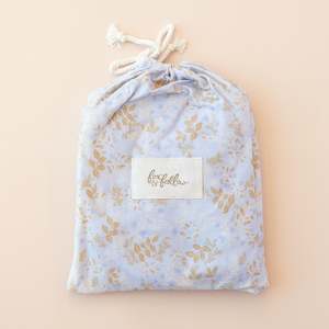 Delphinium Organic Fitted Cot Sheet - PREORDER (LATE FEB)