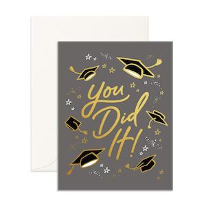 Soft furnishing wholesaling: You Did It Greeting Card