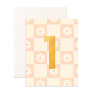 Soft furnishing wholesaling: No. 1 Daisies Greeting Card