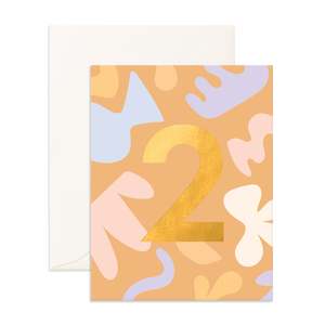 No. 2 Party Greeting Card