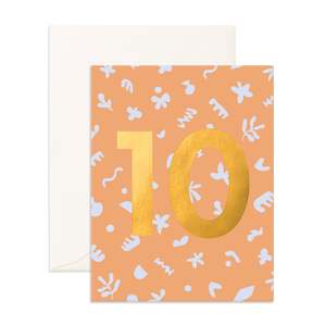 No. 10 Party Greeting Card