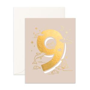 No. 9 Animals Greeting Card