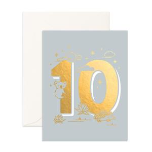 Soft furnishing wholesaling: No. 10 Animals Greeting Card