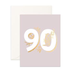 No. 90 Floral Greeting Card