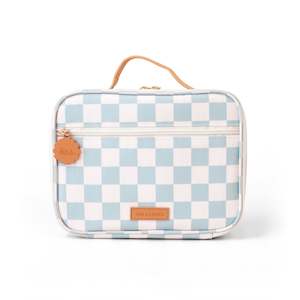 Sage Check Mini Lunch Bag - (PREORDER - 7 FEB)