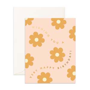 Happy Birthday Daisy Chain Greeting Card - (PRE-ORDER - ARRIVING LATE FEB)