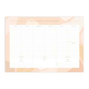 Soft furnishing wholesaling: Sol A4 Wellness Planner Notepad