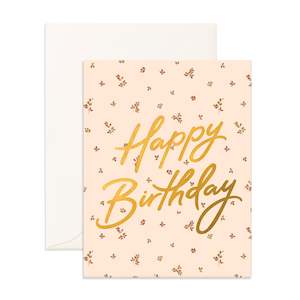 Happy Birthday Birch Greeting Card