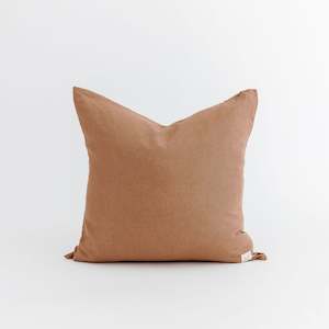 Malt Brown Linen Cushion Cover