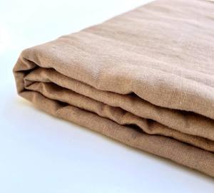 Malt Brown Linen Fitted Sheet