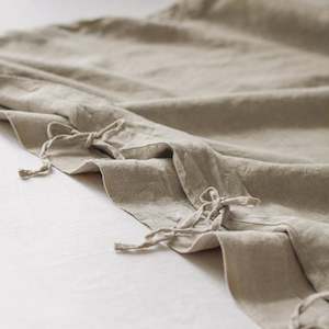 Natural Linen Cot Duvet