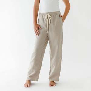 Womens Sleepwear: Natural Long Pyjama Pants