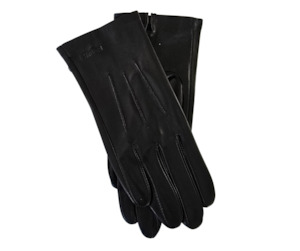 Hurlford Leather Riding Gloves Childs- Black