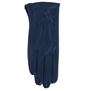 OLD style Hurlford Elite- Child's Navy Leather Gloves