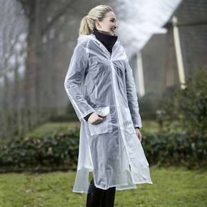 Competition Jackets: HKM Clear Rain Coat Long