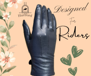 Hurlford Pro Rider Gloves- Child's Navy