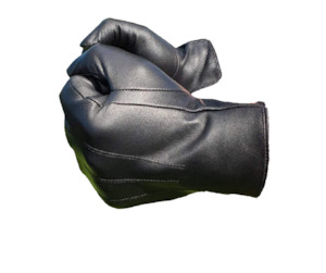 Hurlford Black XLarge Leather Riding Gloves Adults