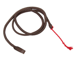 Whips Canes: County Hunt Thong Brown English Leather