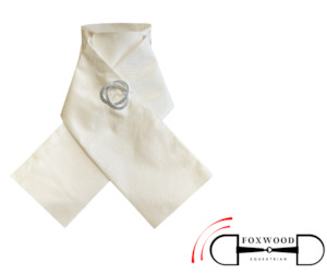 Ties: Adults Plain Stock Pre Tied Cream