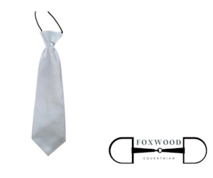 Childs White Tie Pre tied