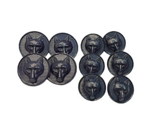 Navy Foxhead Button Sets