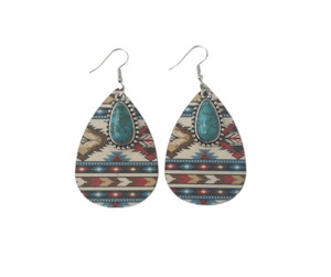 Aztec Western Earrings Nava